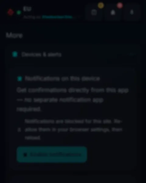 Pocket · adopt an agent: the top of the console page /pocket/more, open for the whole page